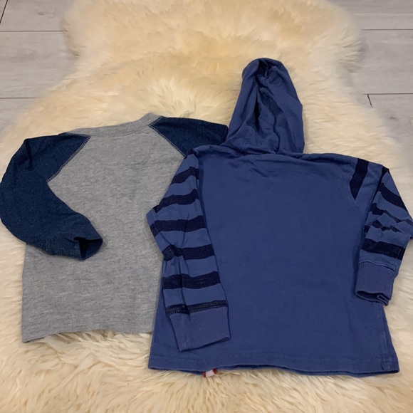 Lucky Brand & Carter’s Long-Sleeve and Short Tees with Blue Joe Fresh Pants 18M - Picture 15 of 15